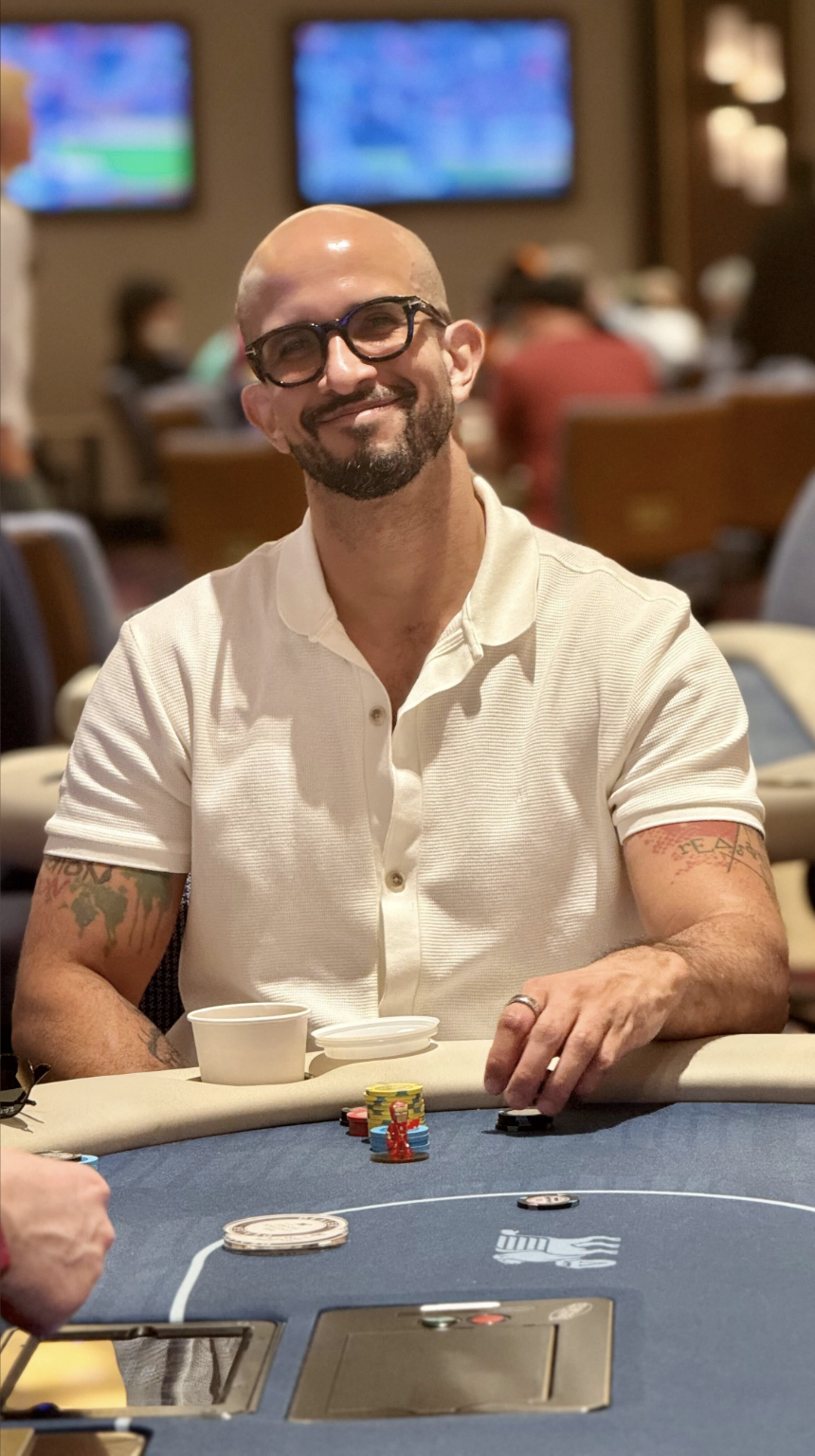 Cavalito at the poker table